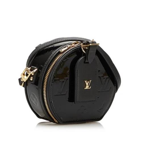 Louis Vuitton Vintage Pre-owned Laeder crossbodyvskor Black, Dam