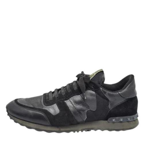 Valentino Vintage Pre-owned Laeder sneakers Black, Herr