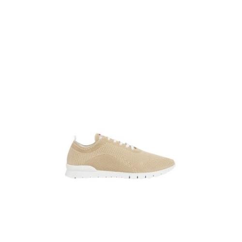 Kiton Stråfärgade Stickade Sneakers Beige, Herr