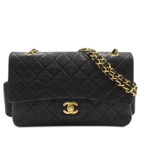 Chanel Vintage Pre-owned Laeder chanel-vskor Black, Dam