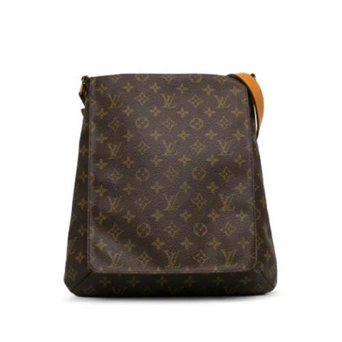 Louis Vuitton Vintage Pre-owned Canvas crossbodyvskor Brown, Dam