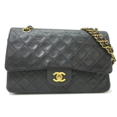 Chanel Vintage Pre-owned Laeder axelremsvskor Black, Dam