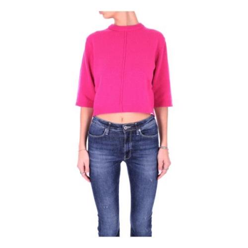 Semicouture Stiliga Sweaters Pink, Dam