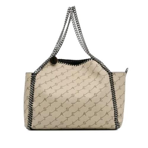 Stella McCartney Pre-owned Pre-owned Canvas axelremsvskor Beige, Dam