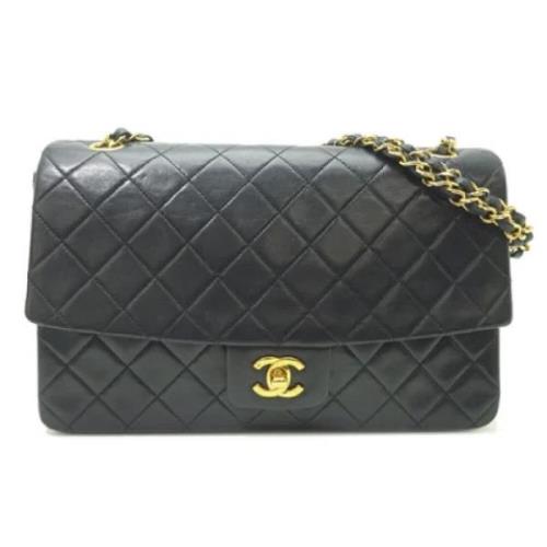 Chanel Vintage Pre-owned Laeder axelremsvskor Black, Dam