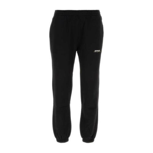 Represent Club Joggers i svart bomull Black, Herr