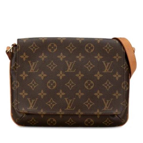 Louis Vuitton Vintage Pre-owned Canvas louis-vuitton-vskor Brown, Dam