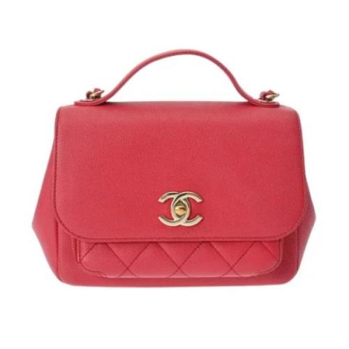 Chanel Vintage Pre-owned Laeder axelremsvskor Pink, Dam