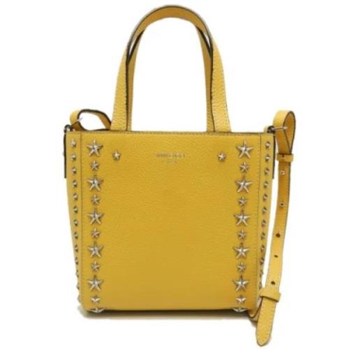 Jimmy Choo Pre-owned Pre-owned Laeder handvskor Yellow, Dam