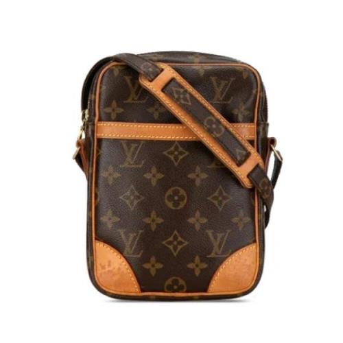 Louis Vuitton Vintage Pre-owned Canvas crossbodyvskor Brown, Dam