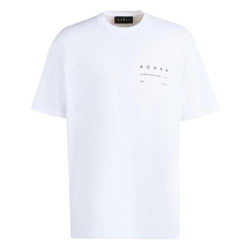 Hogan B001 Vit T-shirt White, Dam