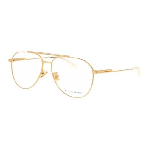 Bottega Veneta Stiliga Optiska Glasögon Bv1158O Yellow, Unisex