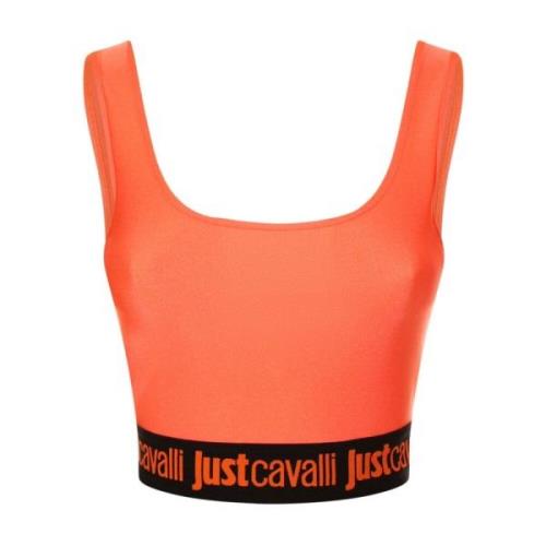 Just Cavalli Stilfull Top för Kvinnor Orange, Dam