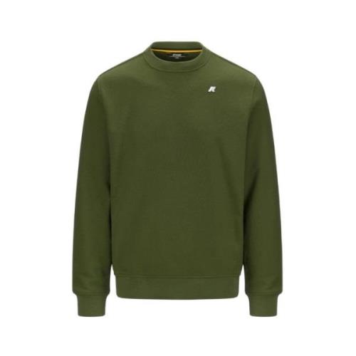 K-Way Baptiste Heavy Fleece Sweatshirt Green, Herr