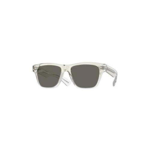 Oliver Peoples Retro Sixties Solglasögon Carbon Grey Green, Unisex