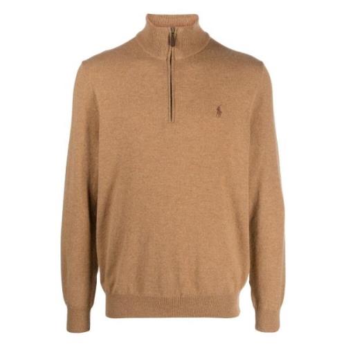 Polo Ralph Lauren Latte Brown Heather Pullover Sweater Brown, Herr