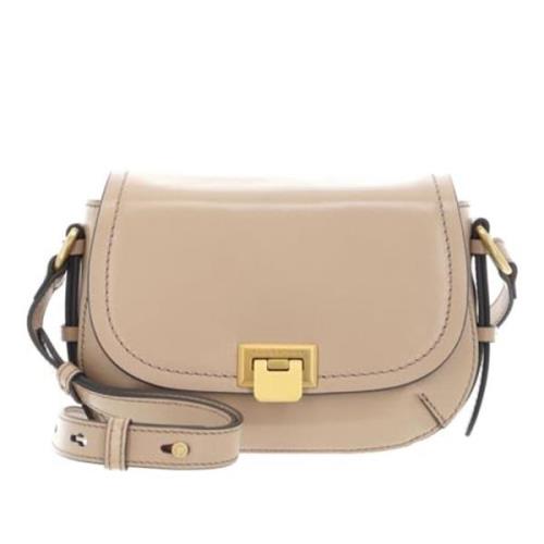 The Bridge Snygg Crossbody Väska Beige, Dam