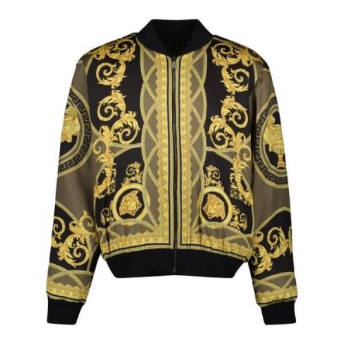 Versace Reversible Barocco Bomberjacka Multicolor, Herr