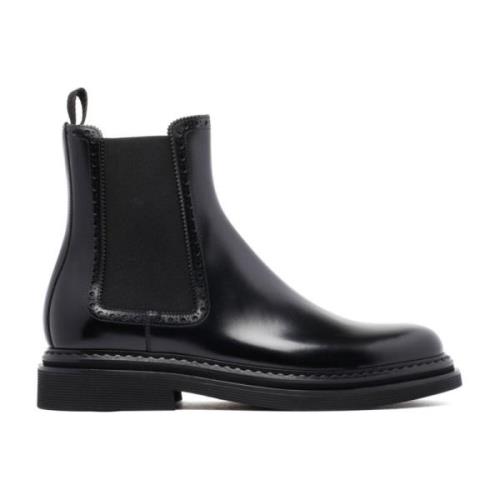 Dolce & Gabbana Svarta Boots för Stiliga Outfits Black, Herr