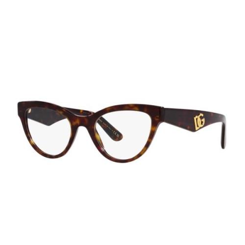 Dolce & Gabbana DG CrossedLarge Glasögonbågar Brown, Dam