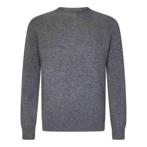 Jil Sander Grå Merinoull Crewneck Sweater Gray, Herr