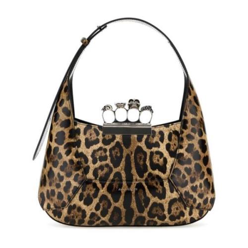 Alexander McQueen Jewelled Hobo Axelväska Multicolor, Dam