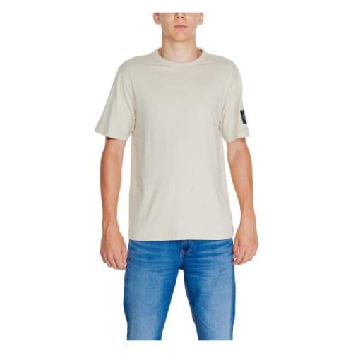 Calvin Klein Jeans Reguljär Tee Höst/Vinter Kollektion Bomull Beige, H...