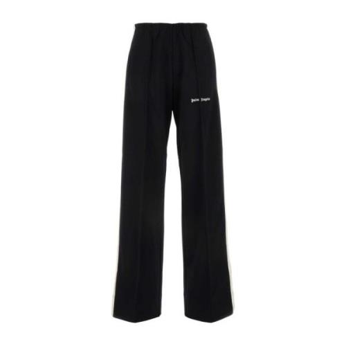 Palm Angels Stiliga Svarta Polyester Joggers Black, Dam