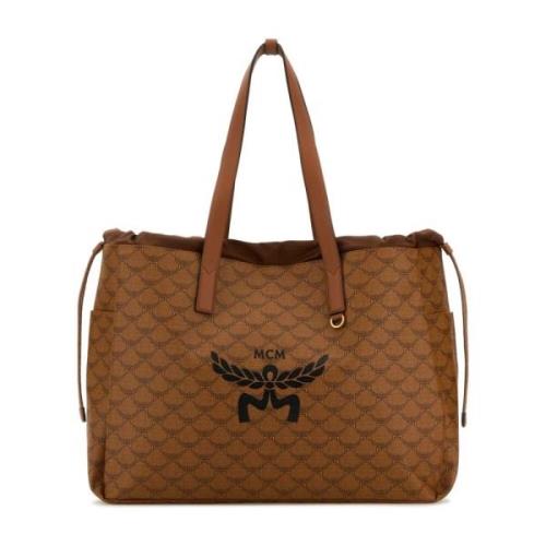 MCM Canvas Shoppingväska Brown, Herr