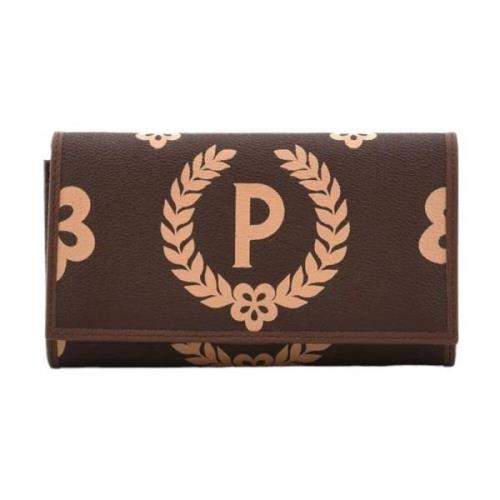 Pollini Chic Wallet for Men and Women Brown, Dam