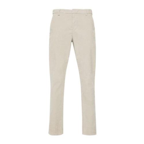 Dondup Cordbyxor Beige Straight Leg Beige, Herr