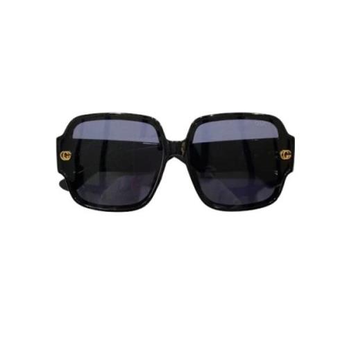 Gucci Vintage Pre-owned Plast solglasgon Black, Dam