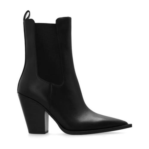 Michael Kors Klackade ankelboots 'Leni' Black, Dam