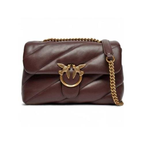 Pinko Love Puff Classic Väskor Brown, Dam