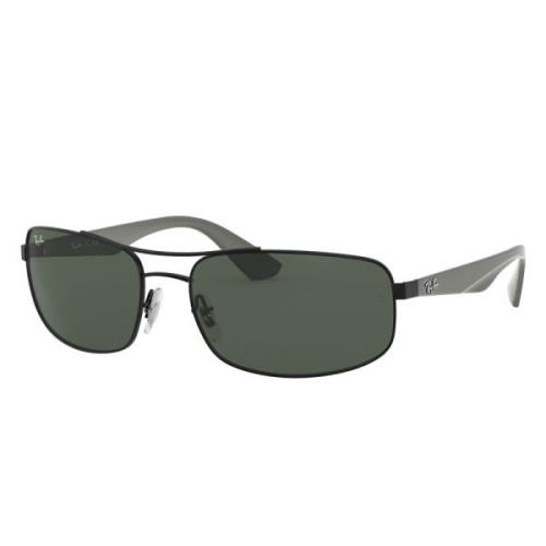 Ray-Ban Rektangulära Unisex Solglasögon Rb3527 Stil Black, Unisex