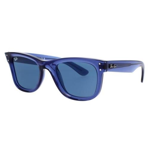 Ray-Ban Wayfarer Reverse Solglasögon Blå Marin Blue, Unisex