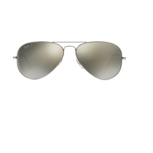 Ray-Ban Klassiska Aviator Polariserade Solglasögon Gray, Unisex