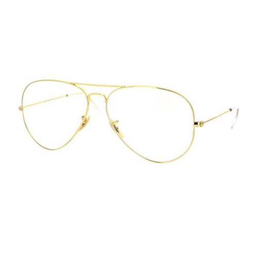 Ray-Ban Klassiska Aviator Solglasögon Yellow, Unisex