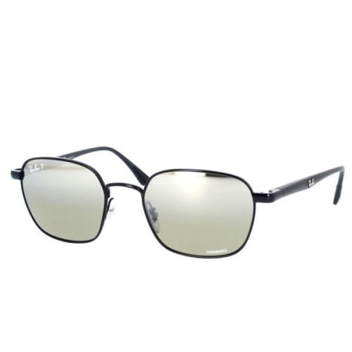 Ray-Ban Fyrkantig Svart Spegelglasögon Polariserad Black, Unisex