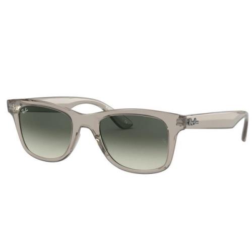 Ray-Ban Fyrkantig ram solglasögon Trendsetter stil Gray, Unisex