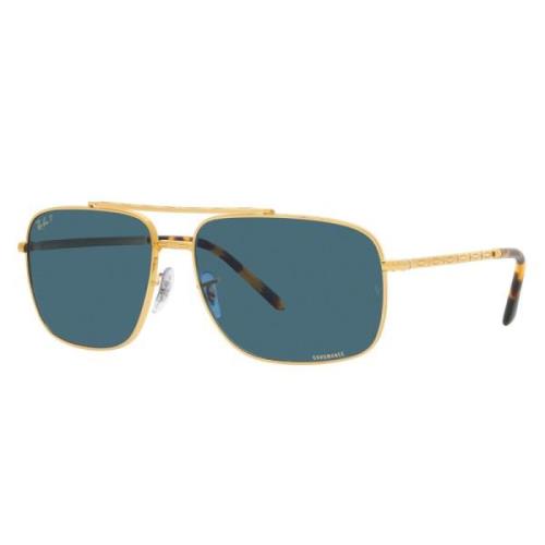 Ray-Ban Polariserade Blå Chromance Kudde Solglasögon Yellow, Unisex