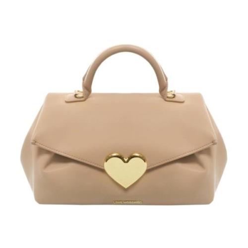 Love Moschino Dam Axelväska Beige, Dam