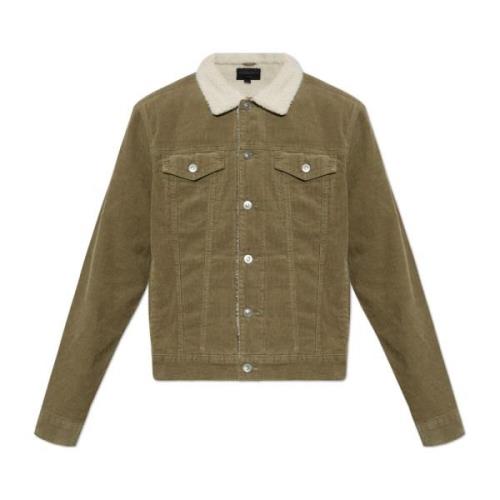 AllSaints Corduroy jacka Westy Green, Herr