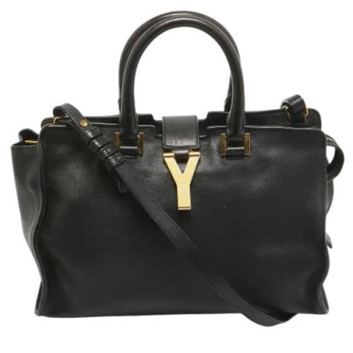 Yves Saint Laurent Vintage Pre-owned Laeder totevskor Black, Dam