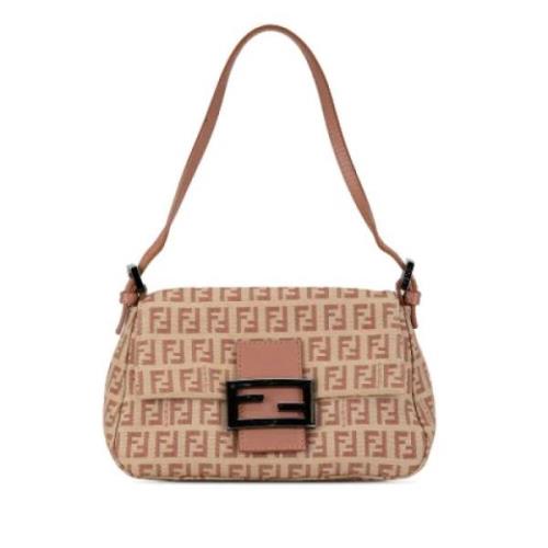 Fendi Vintage Pre-owned Canvas fendi-vskor Brown, Dam