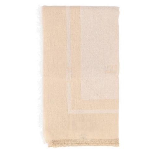 Elisabetta Franchi Kräm Scarf Sc03F46E2-045 Beige, Dam