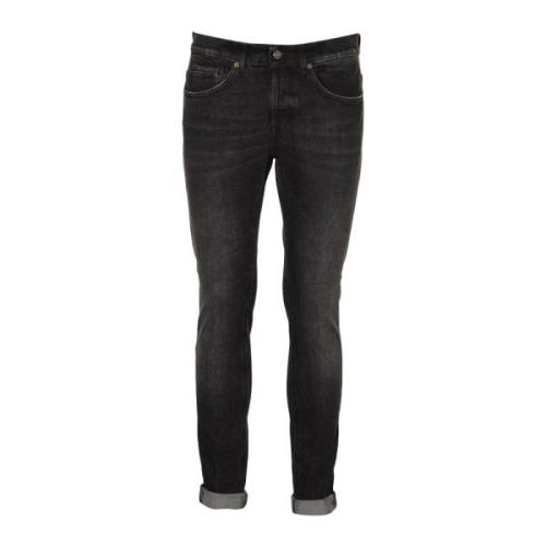 Dondup Svart George Jeans Black, Herr