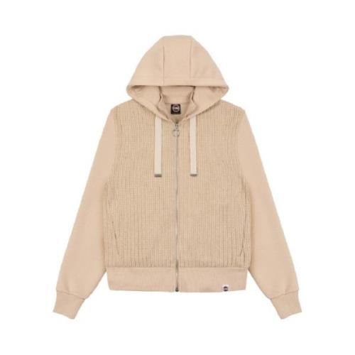 Colmar Beige Fläta Sweatshirt Aw24 Beige, Dam