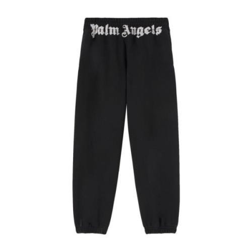 Palm Angels Svarta Byxor för Män Aw24 Black, Herr