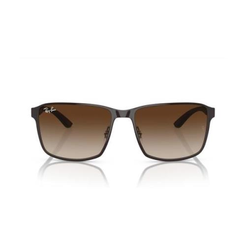 Ray-Ban Fyrkantiga solglasögon bruna gradientglas Brown, Unisex